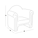 Easy Chair Slide design lænestol lavet af polyethylen i flere farver 