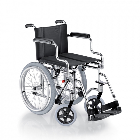 Kompakt foldbar kørestol i letvægts aluminium Panda Surace Kampagne