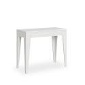 Isotta 90x42-302 cm hvidt farvet lille træ spisebord med udtræk Tilbud