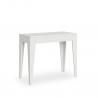 Isotta 90x42-302 cm hvidt farvet lille træ spisebord med udtræk Tilbud