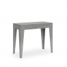 Isotta Concrete 90x42-302 cm betongrå farve lille træ spisebord udtræk Tilbud