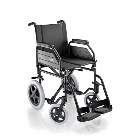 Letvægts kørestol i aluminium foldbar transportkørestol Squillina Surace Kampagne