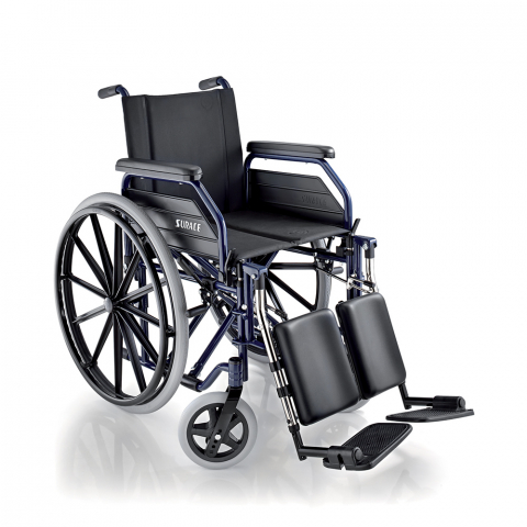 Surace 500 Large kørestol sammenklappelig rullestol let aluminiumsstel