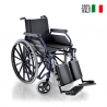 Foldbar kørestol med benstøtte i letvægts aluminium 500 Large Surace På Tilbud