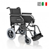 Letvægts foldbar kørestol 10,7 kg transportkørestol aluminium Eurekina Surace På Tilbud