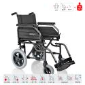 Letvægts foldbar kørestol 10,7 kg transportkørestol aluminium Eurekina Surace Tilbud
