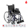 Foldbar kørestol i letvægts aluminium 500 Super Surace Tilbud