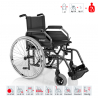 Letvægts kørestol i aluminium 12,7kg foldbar Eureka Eco Surace Tilbud