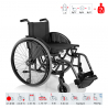 Letvægts kørestol i aluminium 12,2kg foldbar Eureka SC Surace Tilbud
