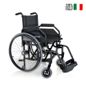 Letvægts kørestol i aluminium 12,4 kg foldbar Eureka Super Surace På Tilbud