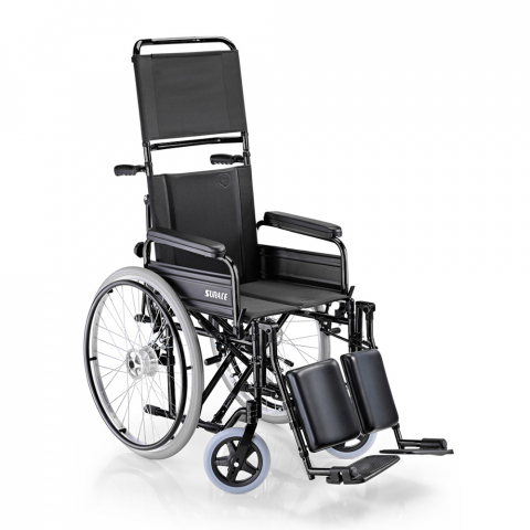 Surace 600 kørestol sammenklappelig letvægt rullestol justerbar ryglæn Kampagne