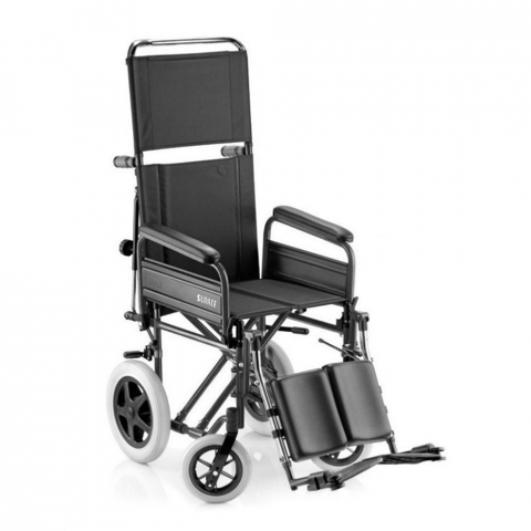 Letvægts kørestol med justerbart ryglæn og benstøtte transportkørestol Surace 600 B Kampagne