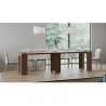 Allin Oak 78x47-299 cm egetræs effekt lille træ spisebord med udtræk Mængderabat