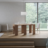 Allin Oak 78x47-299 cm egetræs effekt lille træ spisebord med udtræk Rabatter