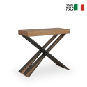 Diago Fir 90x40-300 cm plet grantræ effekt lille træ spisebord udtræk På Tilbud