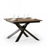 Moderne udtrækbart spisebord i træ 90x120-180cm Ganty Oak Tilbud