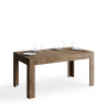 Bibi Long Wood 90x160-220cm lille spisebord med udtræk bordplader På Tilbud
