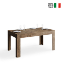 Bibi Long Wood 90x160-220cm lille spisebord med udtræk bordplader Tilbud