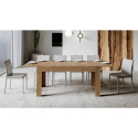 Bibi Long Oak 90x160-220 cm lille spisebord med udtræk bordplader Rabatter