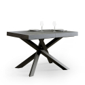 Volantis Concrete 90x130-234cm lille spisebord med 2 udtræk bordplader Tilbud