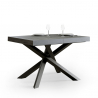 Volantis Concrete 90x130-234cm lille spisebord med 2 udtræk bordplader Tilbud