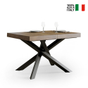 Volantis Noix 90x130-234cm lille spisebord med 2 udtræk bordplader På Tilbud