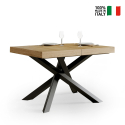 Volantis Wood 90x130-234cm lille spisebord med 2 udtræk bordplader På Tilbud