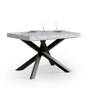 Volantis Marble 90x130-234cm lille spisebord med 2 udtræk bordplader Tilbud