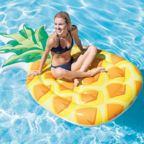 Intex 58761 Oppustelig Ananas bademadras flydende til pool og stranden