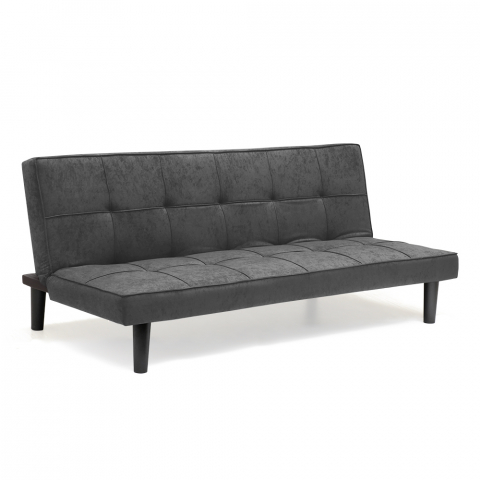 copy of Giada 2-personers sofa futon sovesofa farverig stof til stue og værelse Kampagne