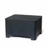 Raffaello polyrattan lille firkantet sort sofabord havemøble hyndeboks Kampagne