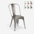 Sæt med 20 Steel Old AHD spisebords stol industrielt design vintage Kampagne