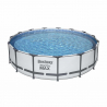 Bestway 56488 Steel Pro Max 457x107 cm rund fritstående pool badebassin Tilbud