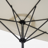 Kailua lille 2x1,5 m halv altan parasol lys til have altan teresse Valgfri