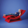 Tic Tac Slide chaiselong stol solseng liggestol i farverig polyethylen Billig