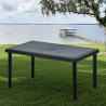 Bohème Grand Soleil polyrattan rektangulær havebord 150x90cm havemøbel Køb