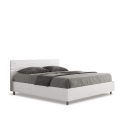 Ankel hvid halvanden mands seng 160x190 cm med opbevaring lameller Tilbud