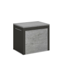 Walk Concrete betongrå design sofabord bænk træ med udtræk 55x40-305cm Tilbud