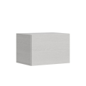 A15 møbelsæt hvid ask valnød 7 vægskabe med låge og 1 åbent vægskab Mængderabat