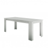 Jesi Hout 90x140-190 cm lille moderne træ hvidt spisebord med udtræk Tilbud