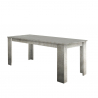 Jesi Gris 90x140-190 cm lille moderne træ spisebord med udtræk På Tilbud