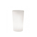 X-Pot Light 135cm Slide stor høj vase gulvlampe barbord i polyethylen På Tilbud