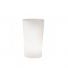 X-Pot Light 135cm Slide stor høj vase gulvlampe barbord i polyethylen På Tilbud