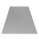 Stone brusekar 160x70 cm brusebund firkantet resin fritstående indmuret 