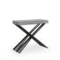 Diago Concrete 90x40-300 cm grantræ effekt lille træ spisebord udtræk Tilbud
