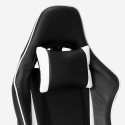 Adelaide ergonomisk gaming stol kunstlæder justerbar armlæn og hynder Mængderabat