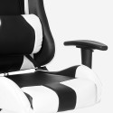 Adelaide ergonomisk gaming stol kunstlæder justerbar armlæn og hynder Valgfri