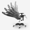 Adelaide ergonomisk gaming stol kunstlæder justerbar armlæn og hynder Model