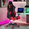 Adelaide Fire gaming kontor stol kunstlæder justerbar armlæn og hynder På Tilbud