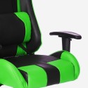Adelaide Emerald gaming stol kunstlæder justerbar armlæn og hynder Valgfri